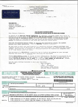 $1,000,000 - Prize Authentication Office - Recipient Original Address : No. 7, Ibrahim Str, Ijebu ode, Ogun State, Nigeria