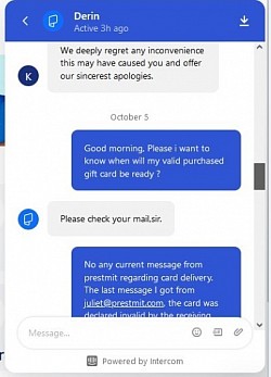 Prestnit - Conversation with staff