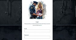 This is login homepage after the changes had taken place.