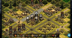 @ Town view - Investments in progress include, Buying Patches, Mining Gold, Farming, Wood Factory work, Metal Factory work, Road construction, Building houses, Schools, Hospital, Church, Police Station, Warehouse and more....